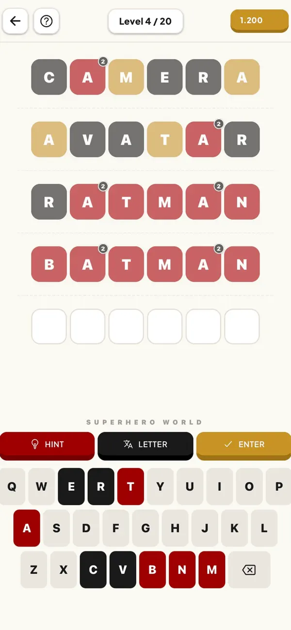 CineGram: Movie Word Puzzle