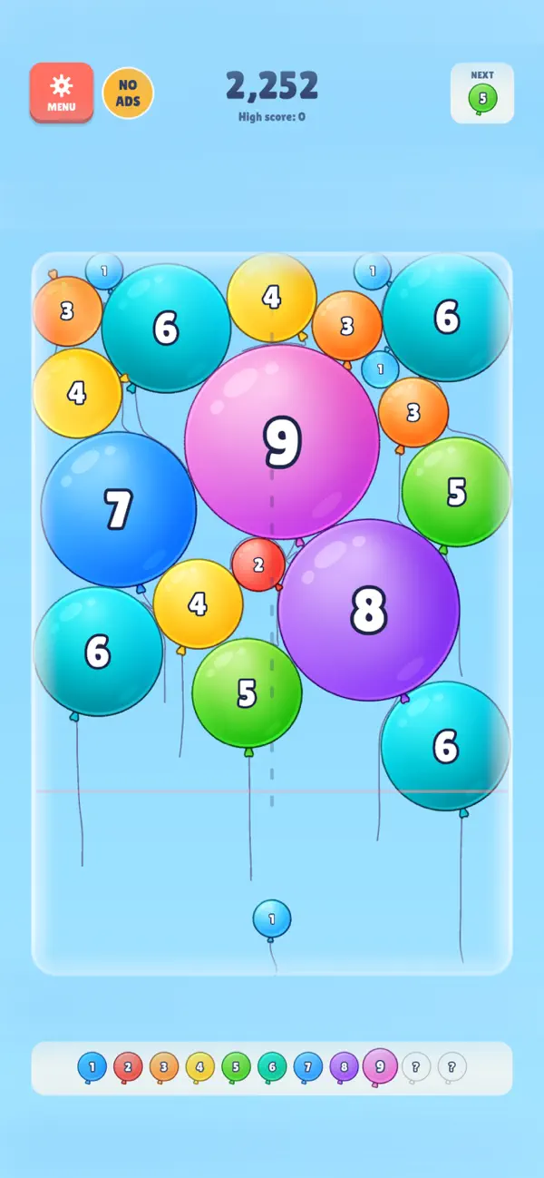 Merge Balloon: Sky Puzzle
