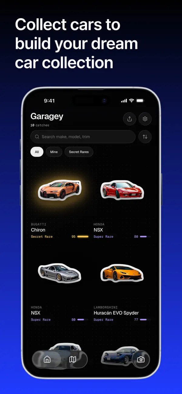 Garagey: Spot & Collect Cars