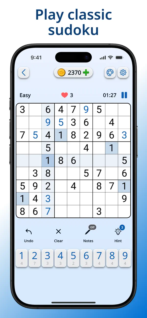 Sudoku. Stickers