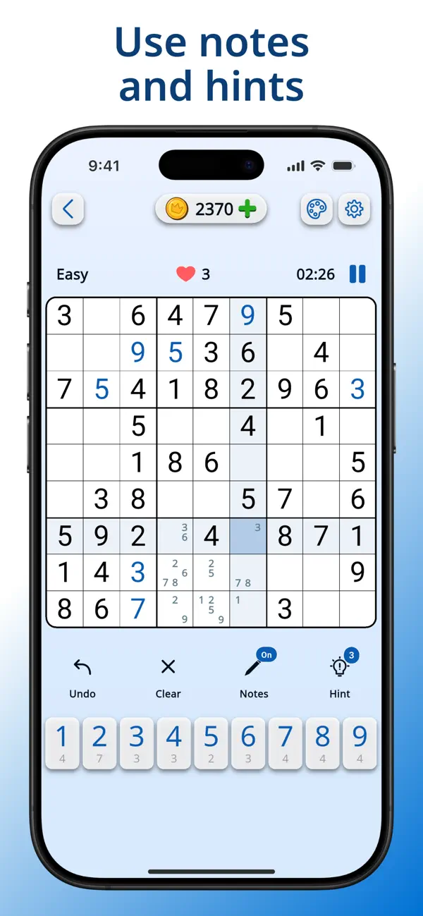 Sudoku. Stickers