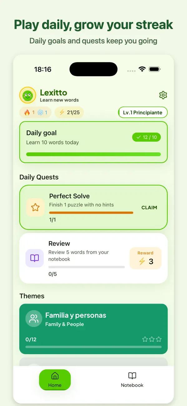 Lexitto: Word Puzzle Game