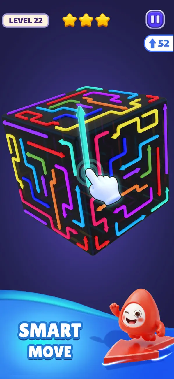 Arrow 3D Cube: Tap Away
