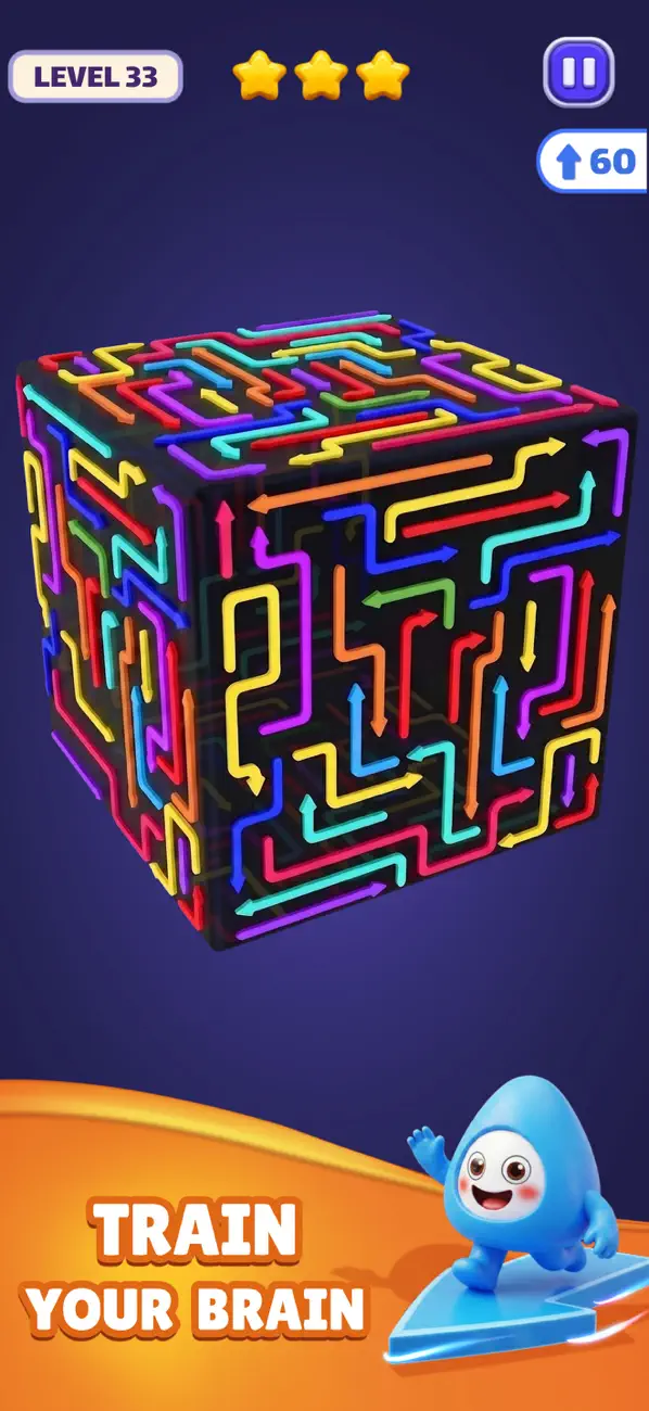 Arrow 3D Cube: Tap Away
