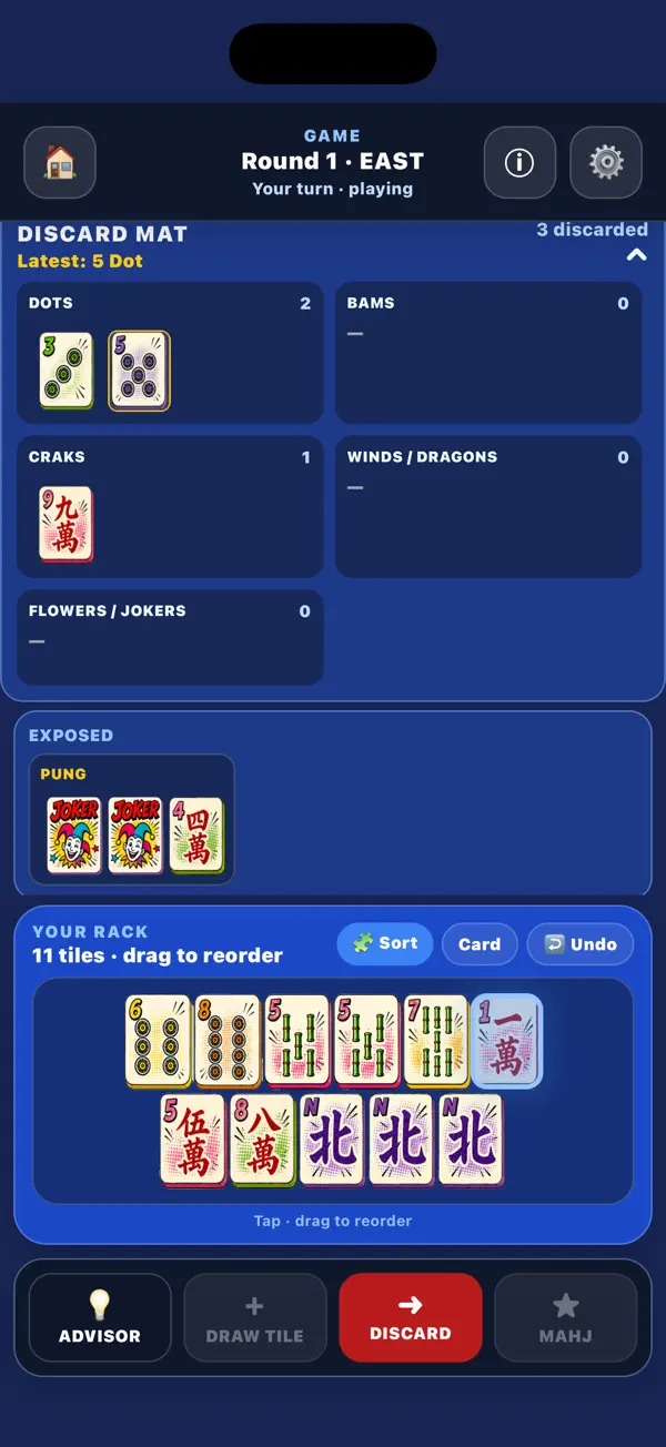 Tile & Rack: Smart Mahjong