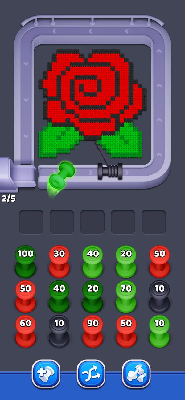Pixel Yarn: Sort Puzzle