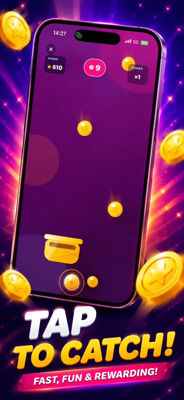 Coin Rush: Tap & Catch