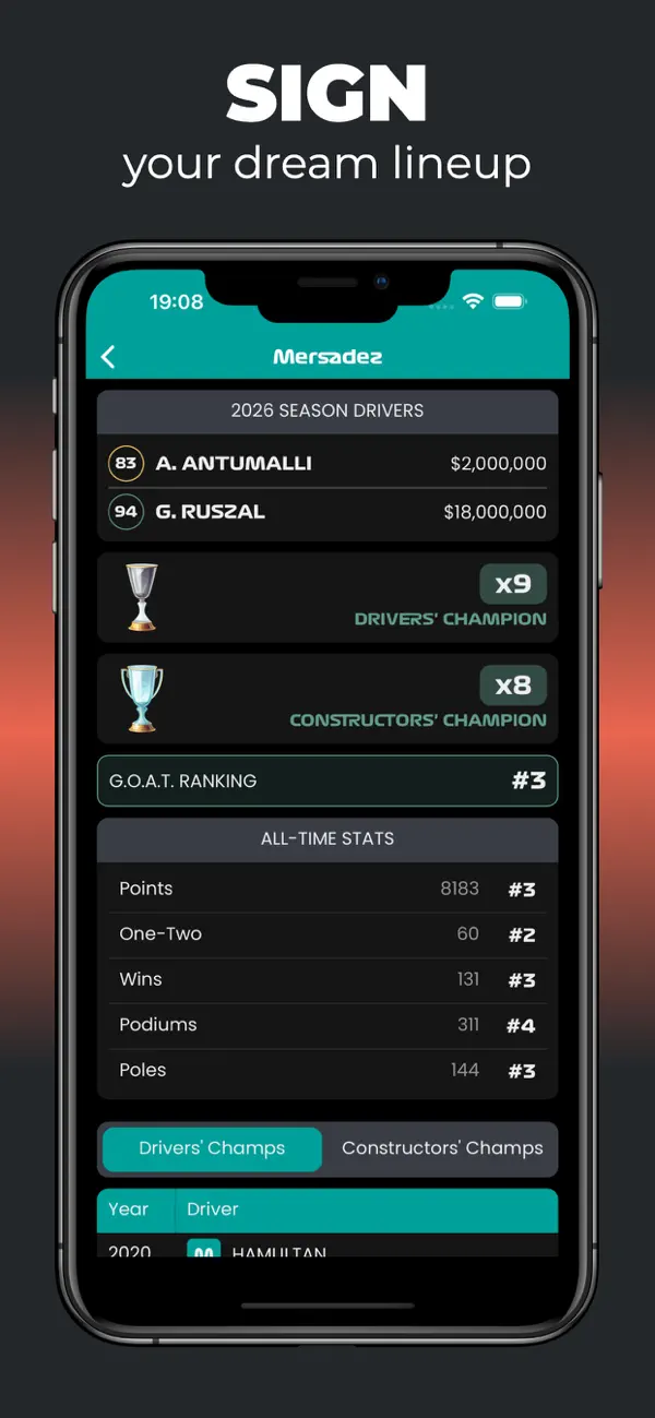 Team Racing Manager Sim 2026