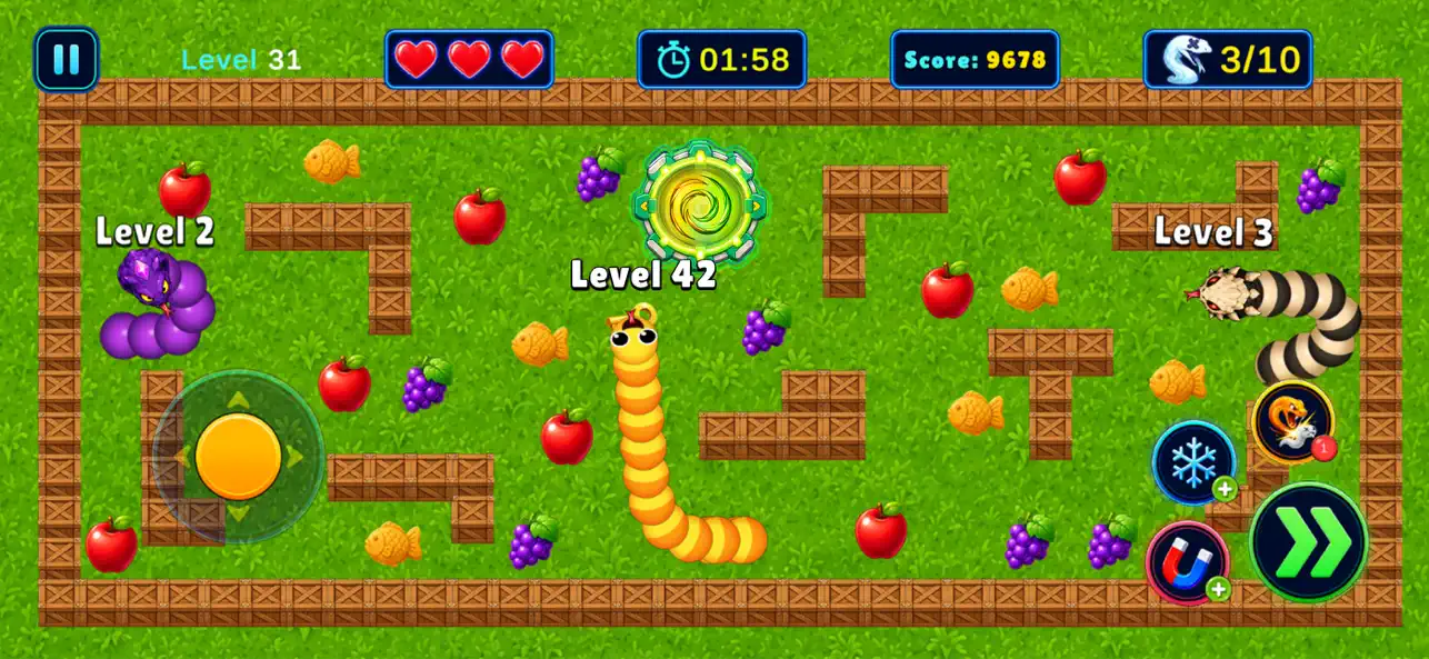 Hungry Snake Maze