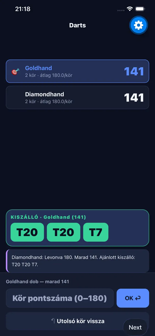 GameOn – Score & Darts