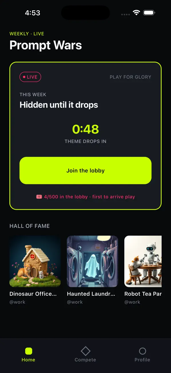 Prompt Wars Weekly