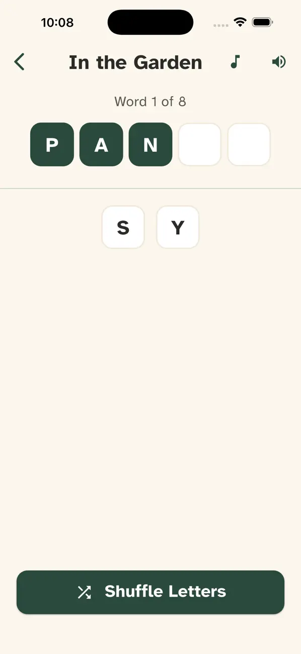 Word Scramble: Cloverbrook