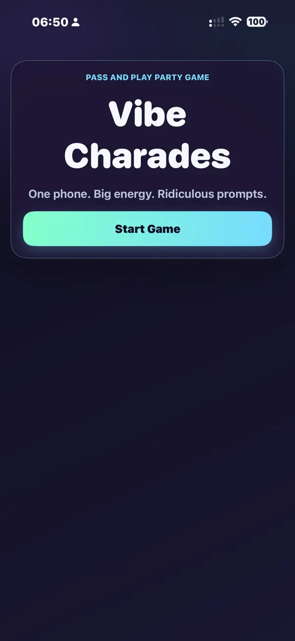 Vibe Charades Mobile
