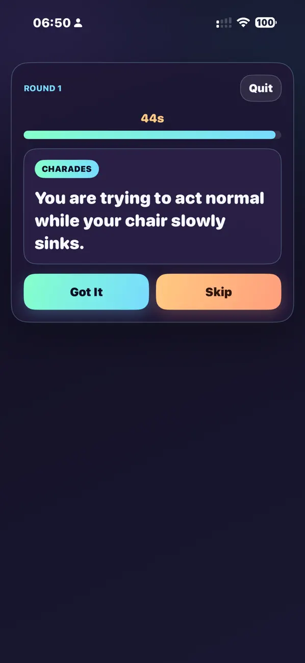 Vibe Charades Mobile