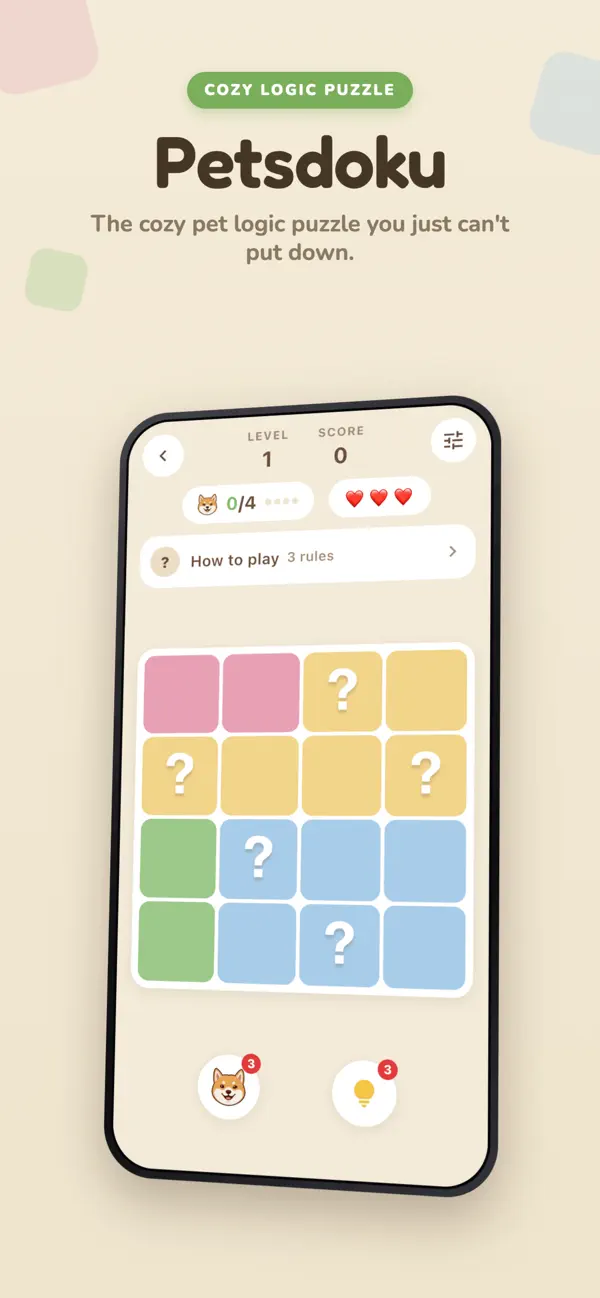 Petsdoku: Cute Logic Puzzle