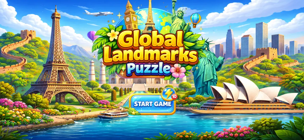 Global Landmarks Puzzle