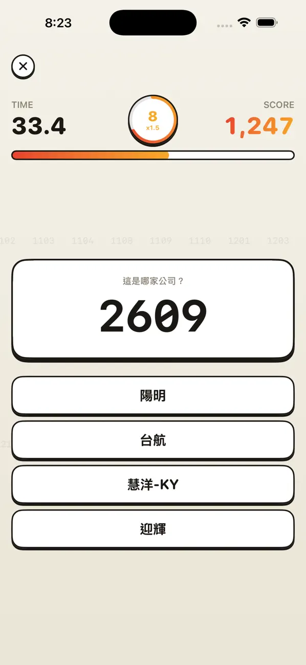 台股代號大挑戰