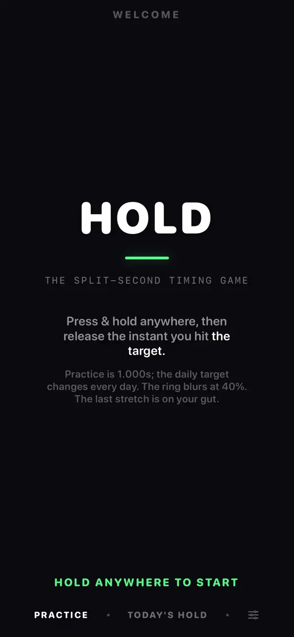 Hold