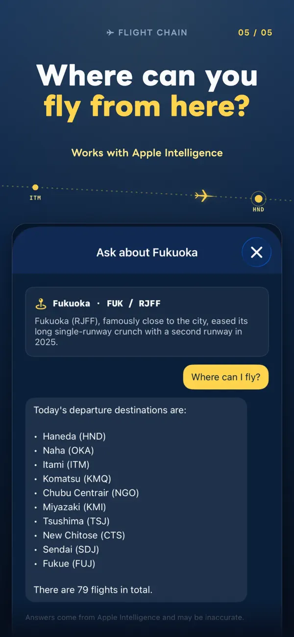 Flight Chain: Daily Puzzle