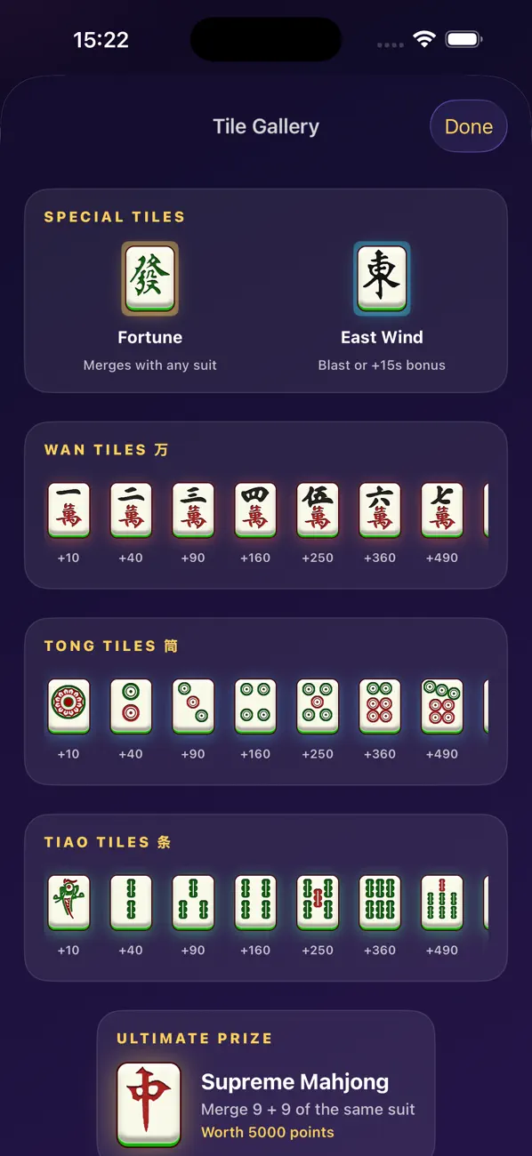 Mahjong Merge Drop