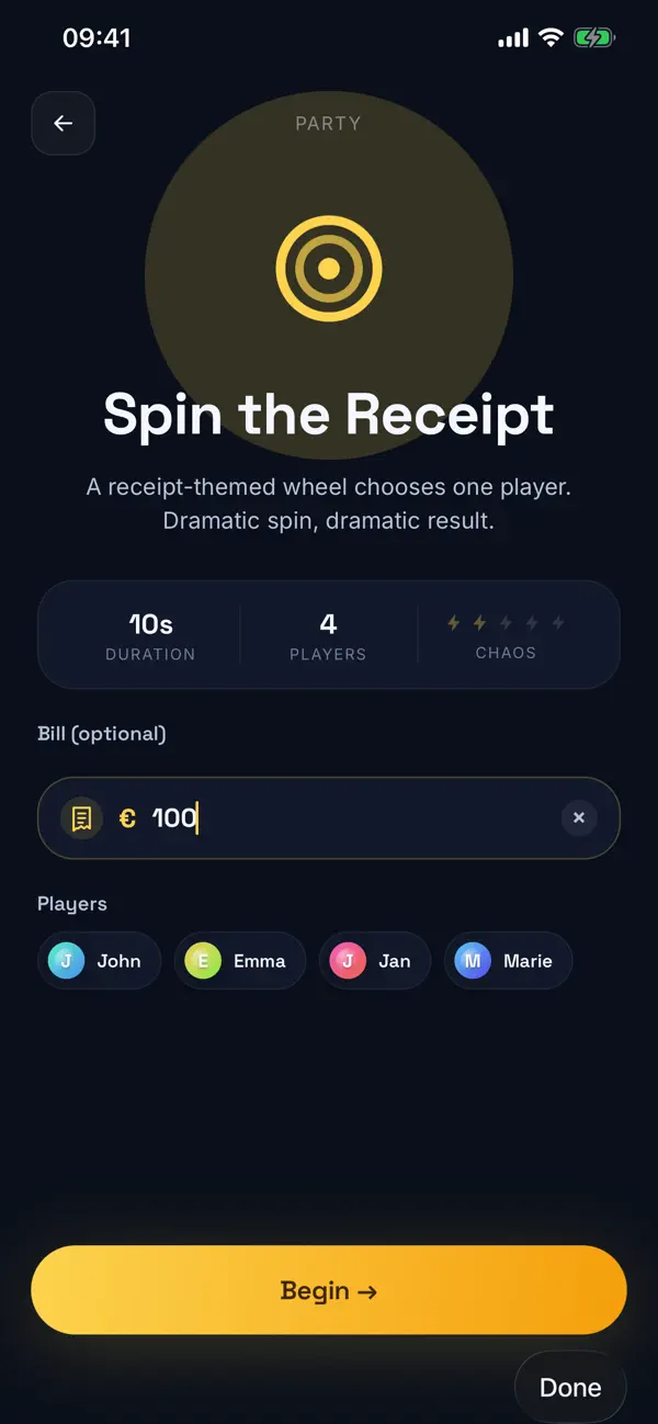 Who Pays? — Random Picker