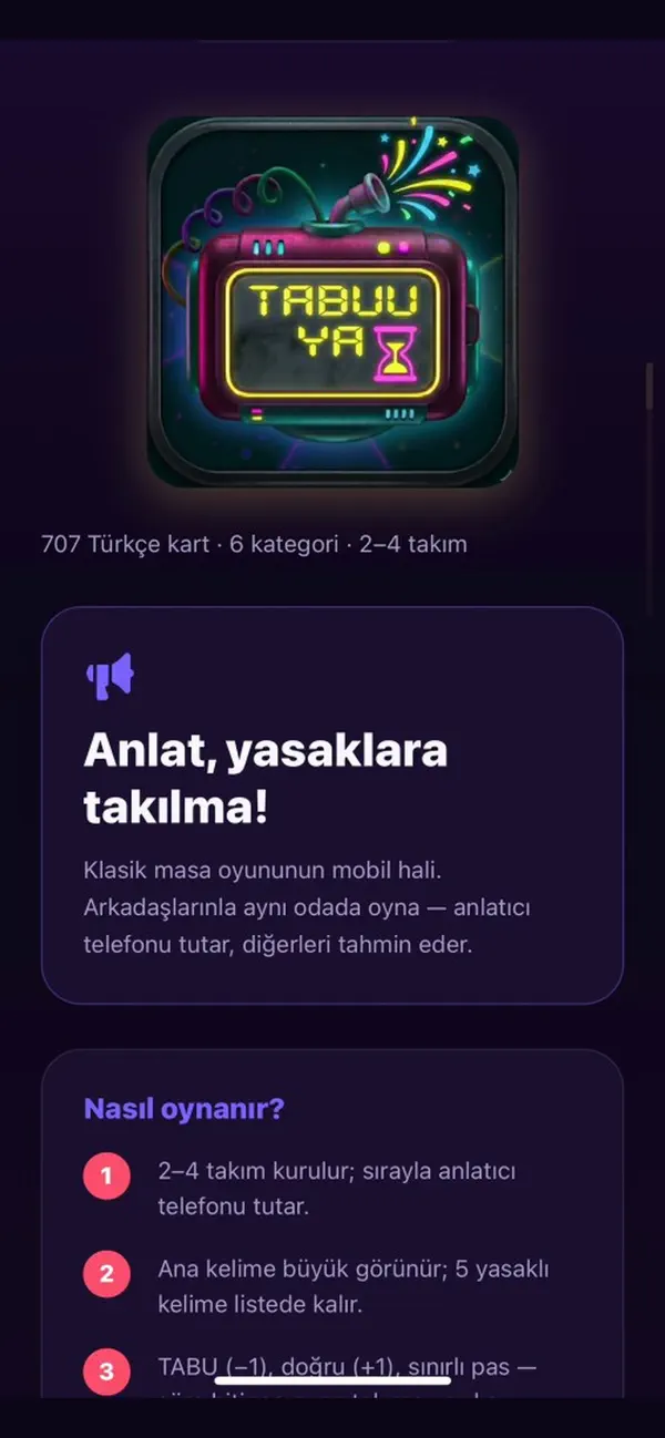 Tabu: Parti Oyunu