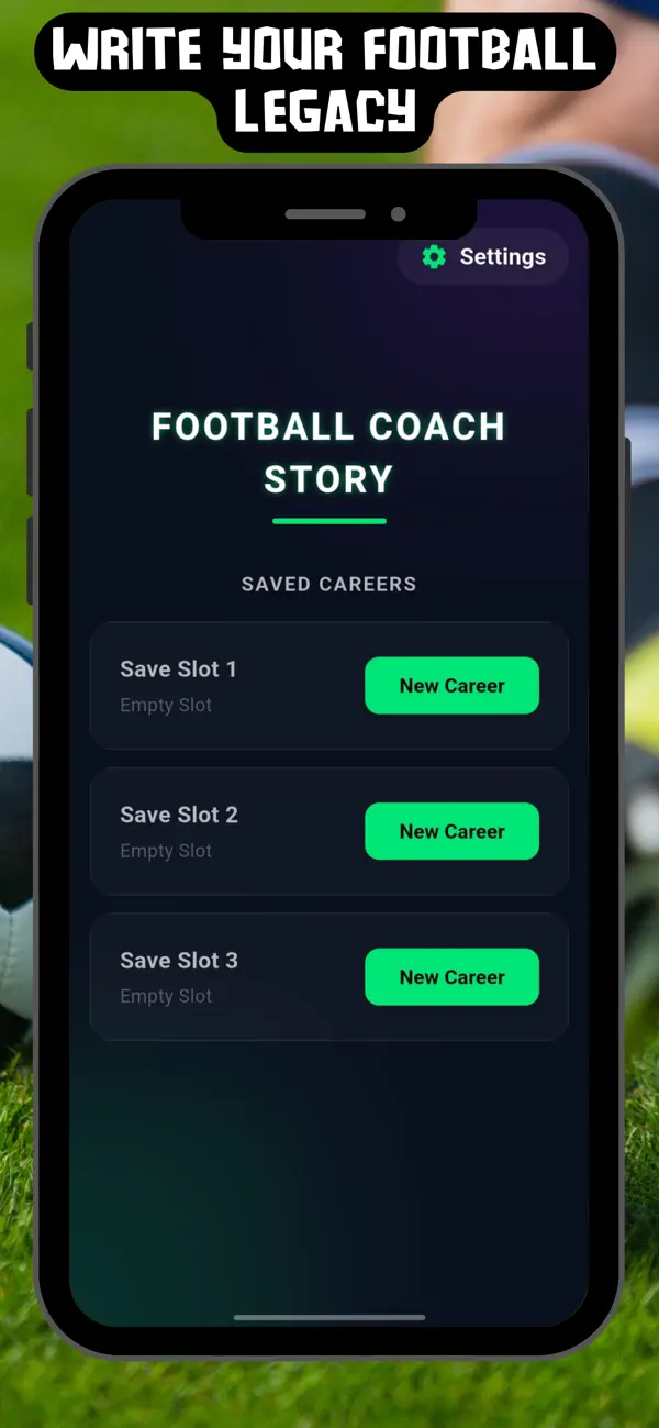 Coach Football Story