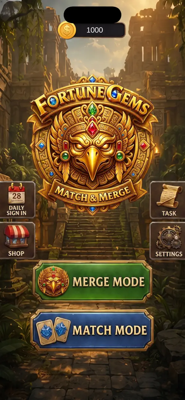 Fortune Gems:Match&Merge