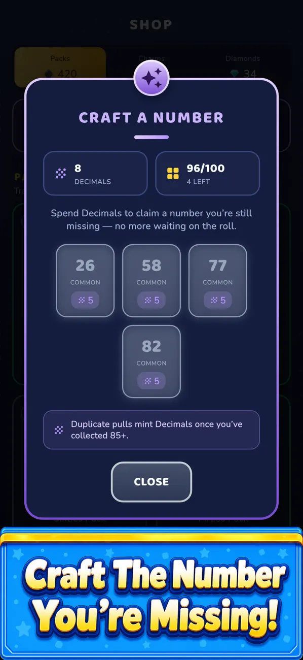 Block Number Gacha: Idle Roll!