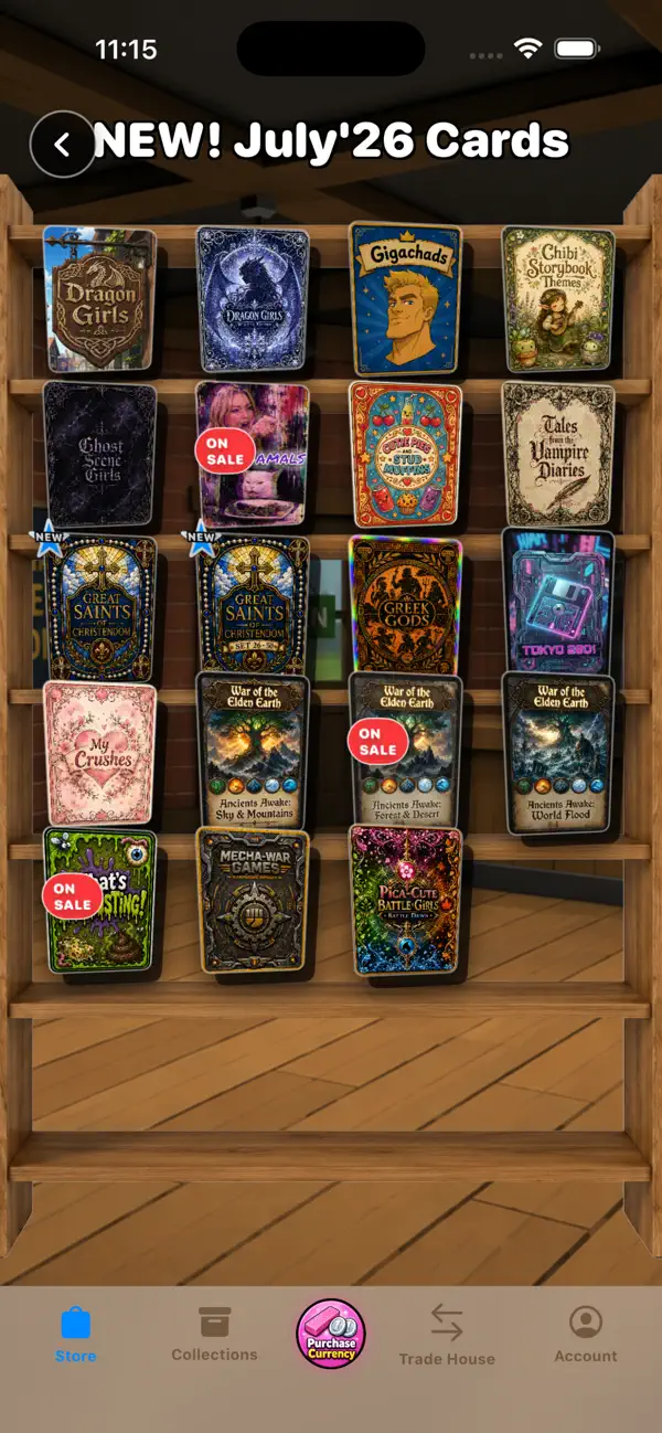 CardSavr: Card Collecting Game