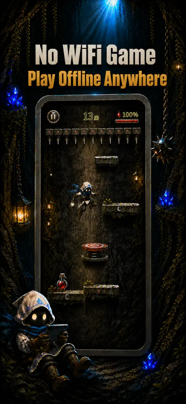 Fall Down: No WiFi Game