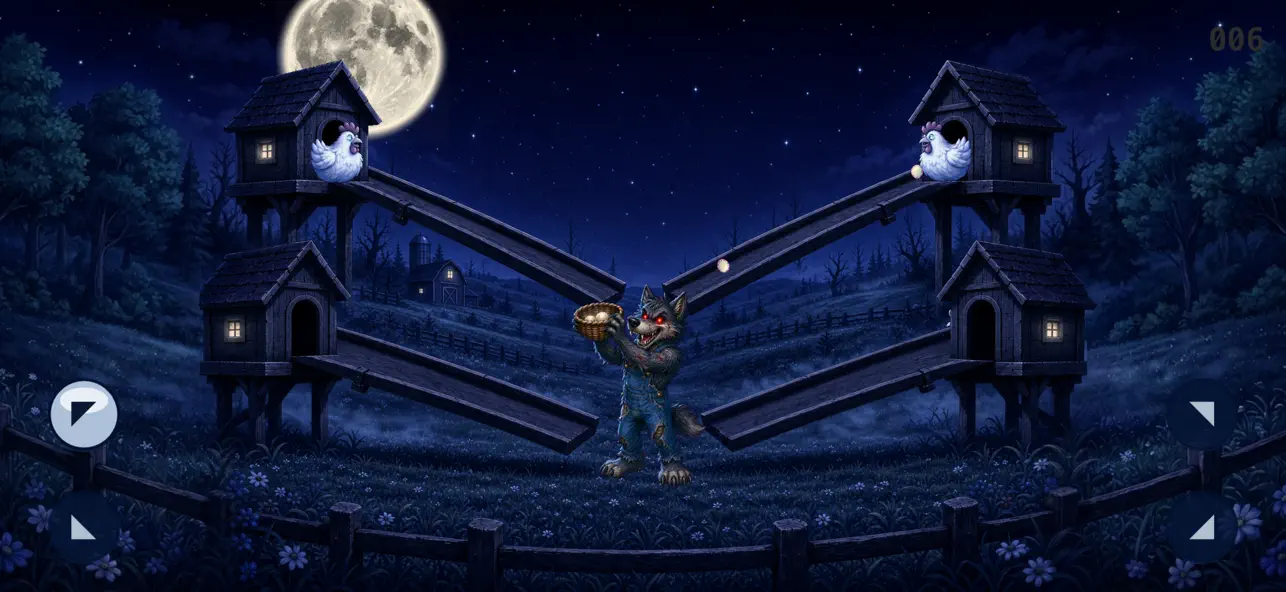 Hungry Wolf: Egg Catch