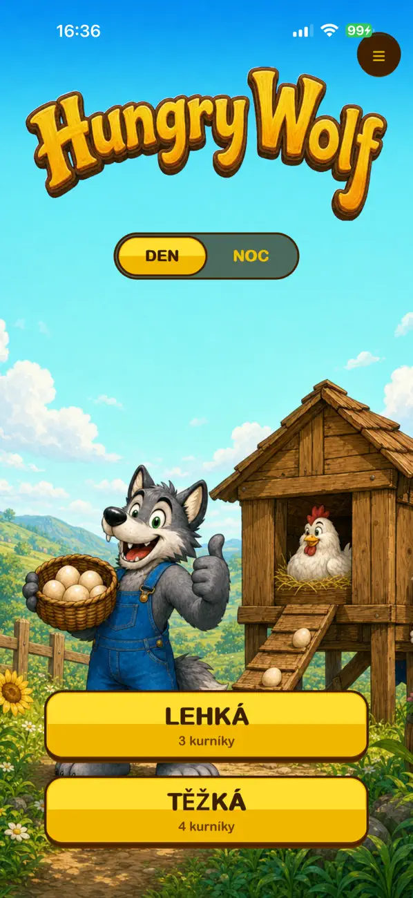 Hungry Wolf: Egg Catch