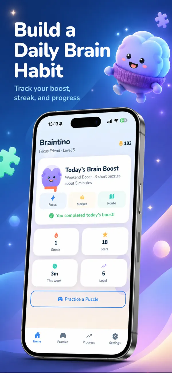 Braintino: Daily Brain Puzzles