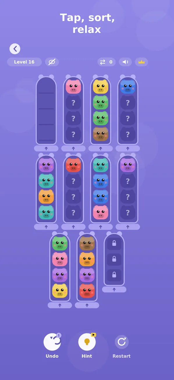 Capy Sort: Cozy Color Puzzle