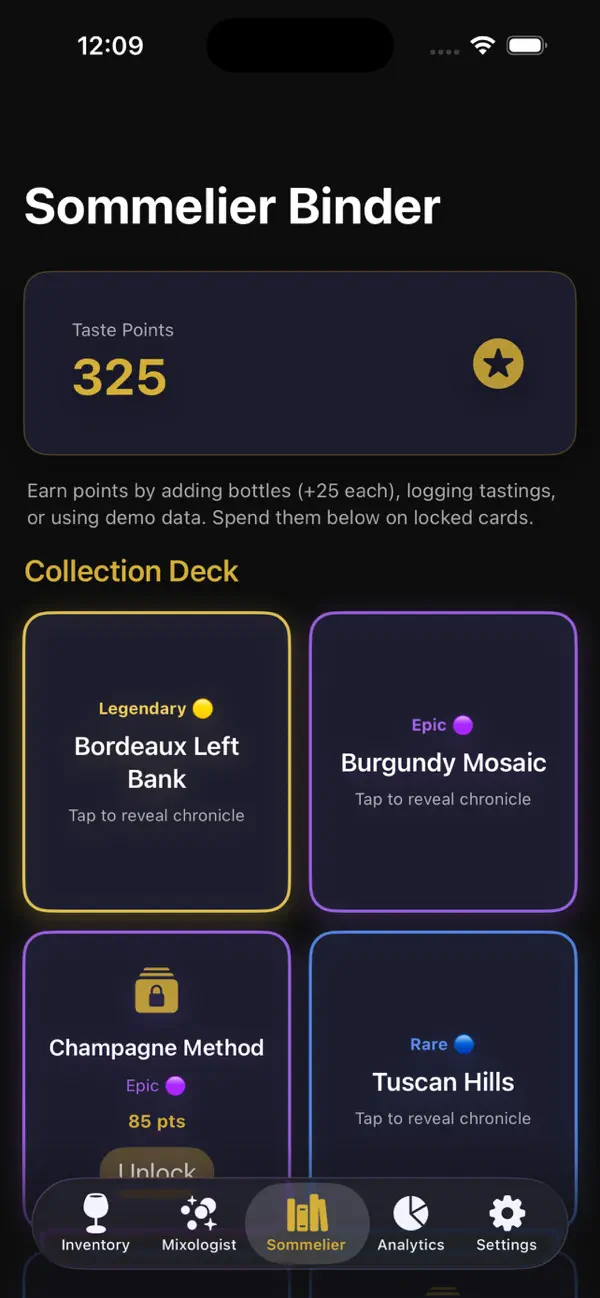 Cellar Collection Manager