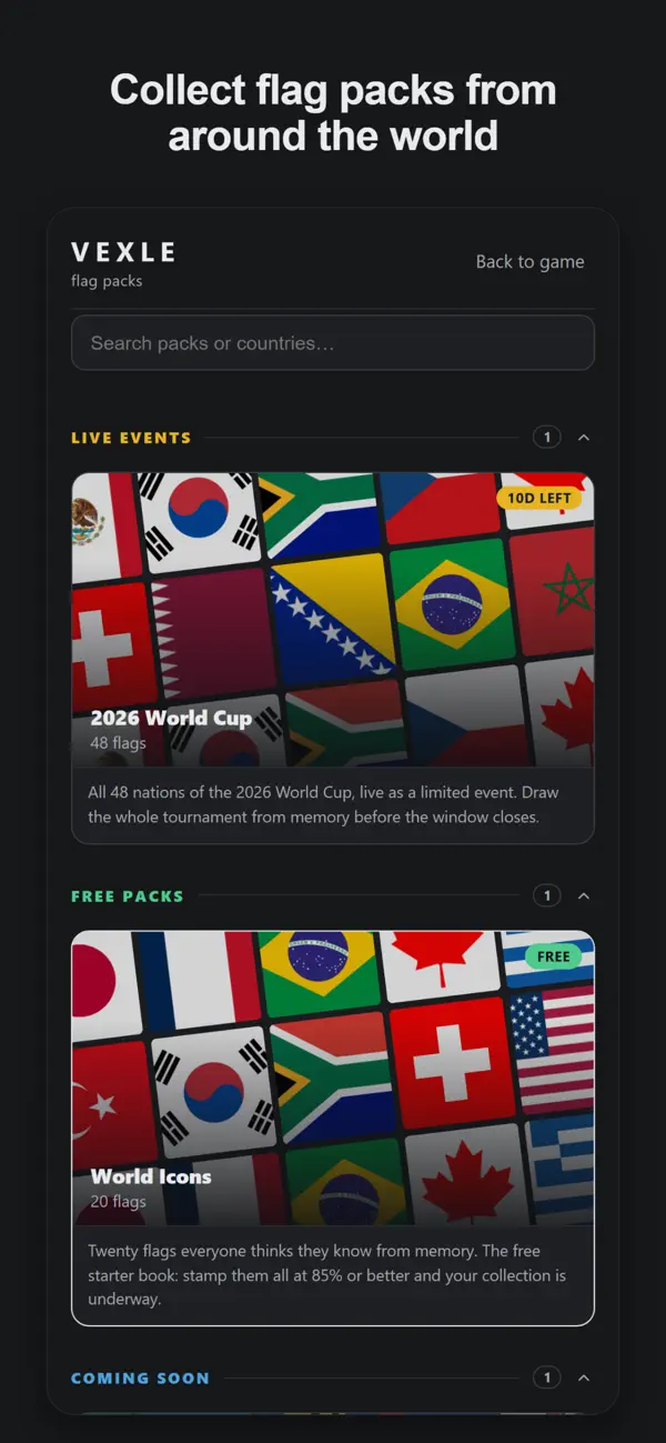 Vexle: Daily Flag Drawing