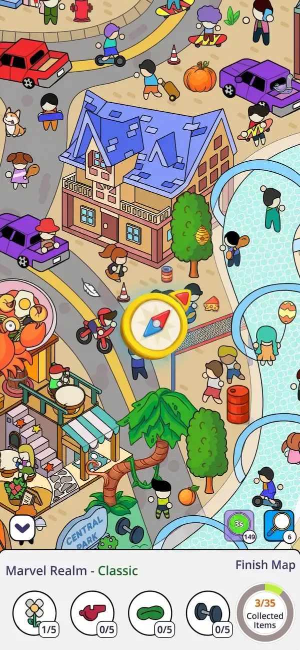 Zoom World: Seek City Maps