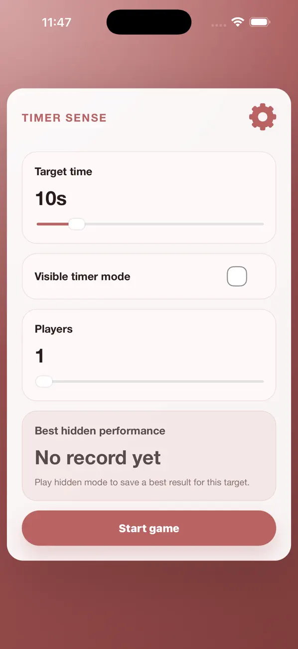 Timer Sense