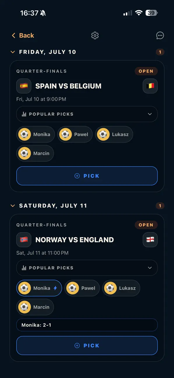 Friend Bet