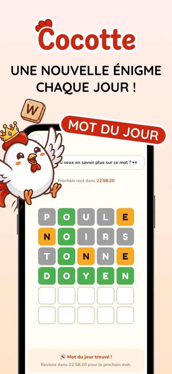 Cocotte : Devine Mot - Wordle