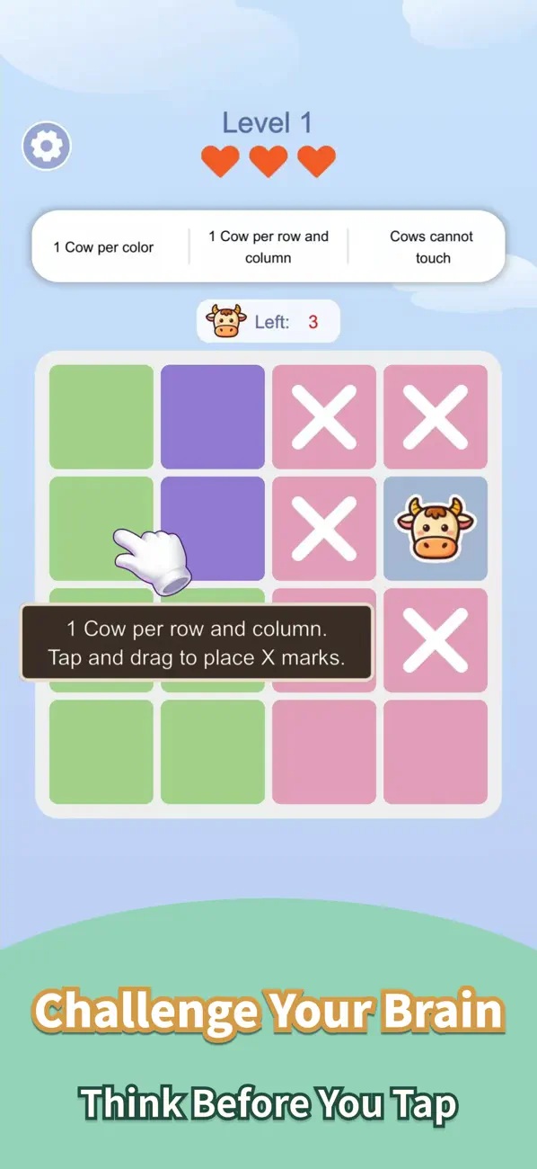 Cowdoku - Brain Puzzle Games