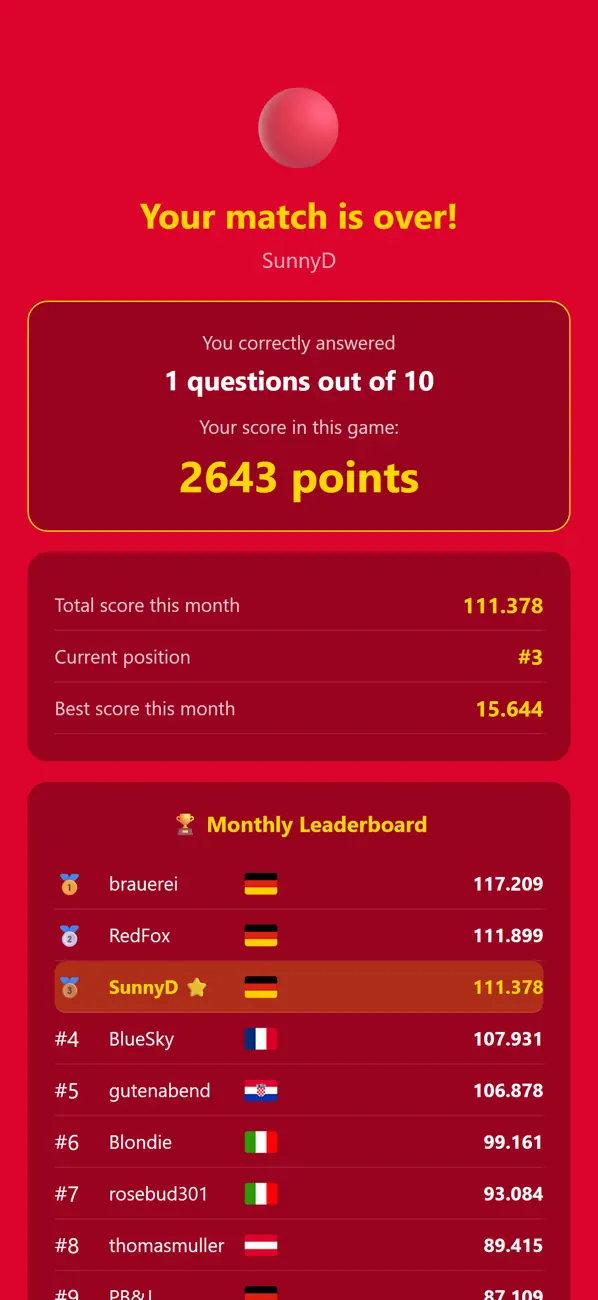 Mia San Mia Quiz