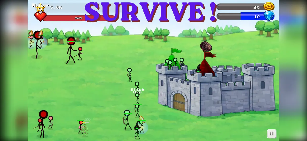 Stickman Siege: Castle Defense