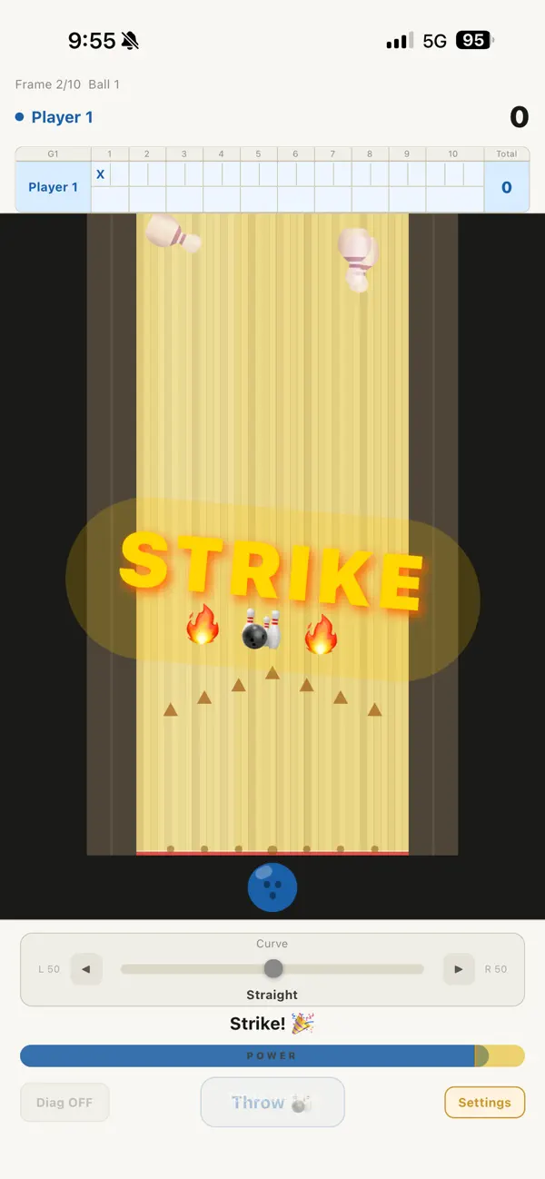 Bowling Strike：Family Game