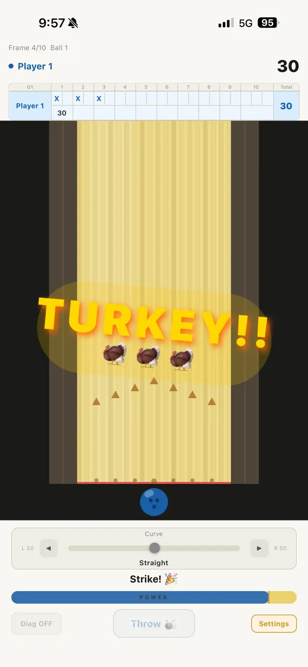 Bowling Strike：Family Game