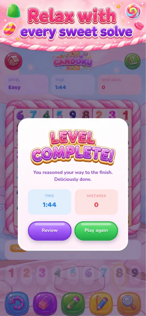 Candoku: Sudoku Offline Puzzle