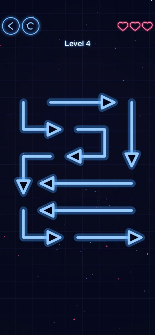 Neon Arrow Game