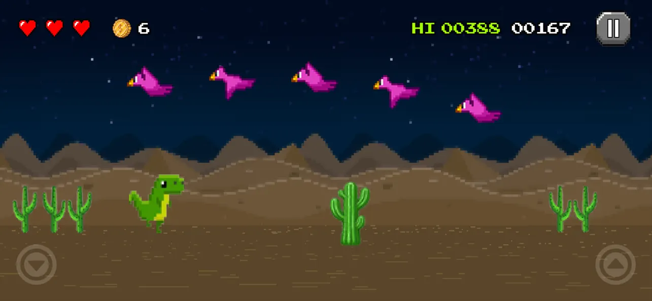 Pixel Dino Dash – Retro Runner