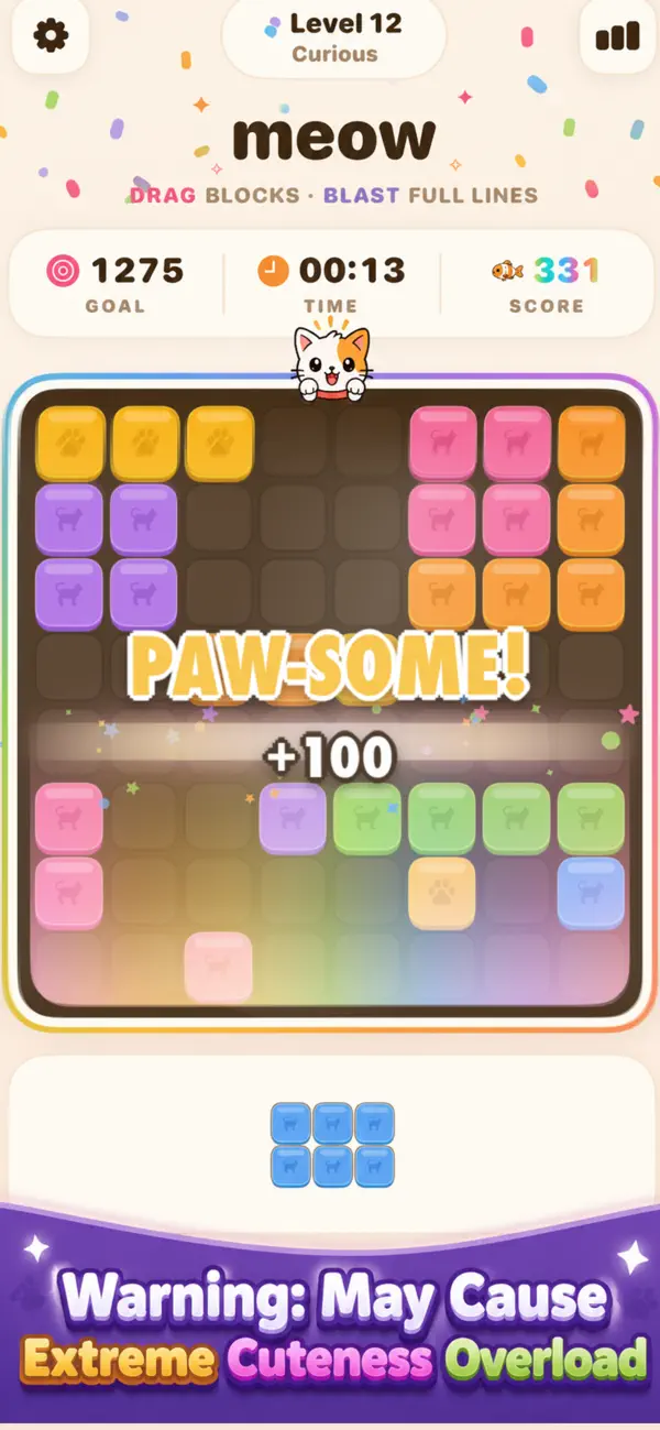 Meow Blast: Block Puzzle